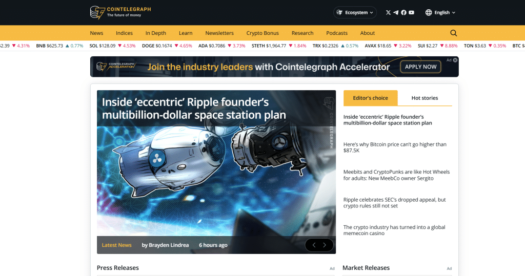 CoinTelegraph