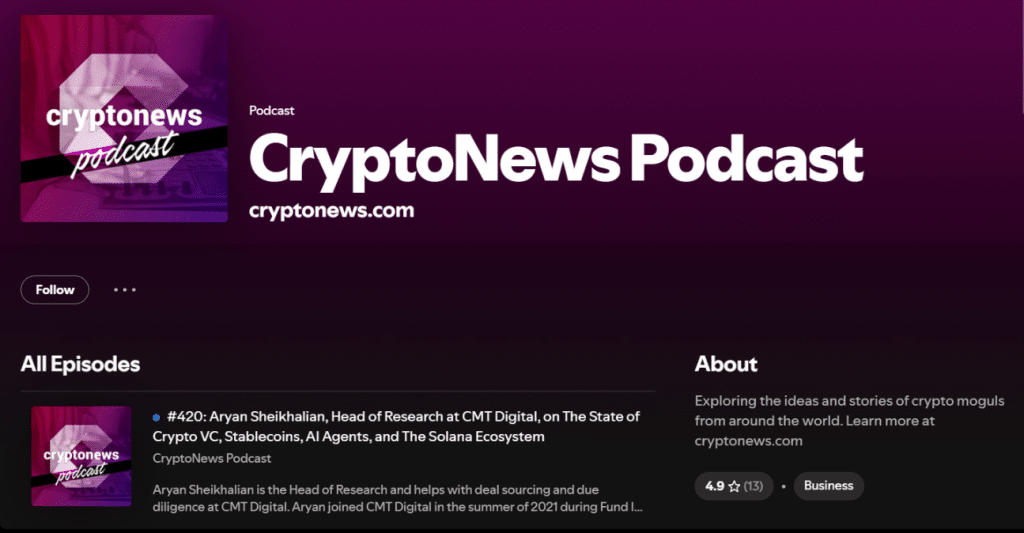 CryptoNews Podcast CryptoNews Podcast