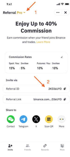 Binance Referral Pro Mode