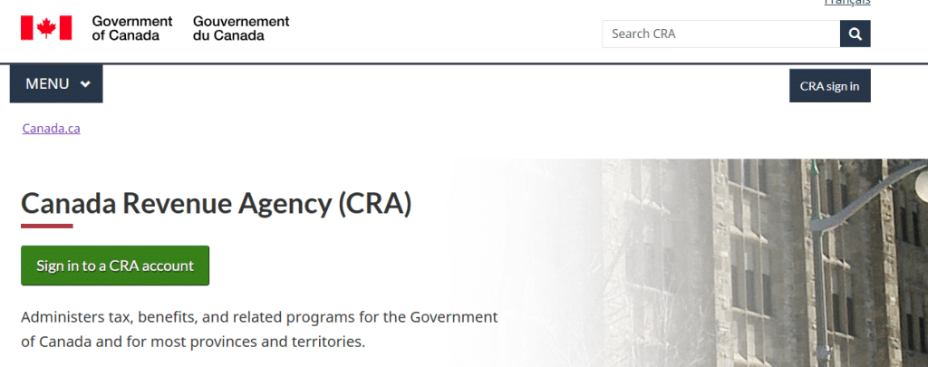 Canada Revenue Agency (CRA) Canada Revenue Agency (CRA)