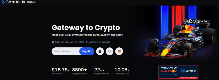 Gate.io - Best for Altcoin Trading