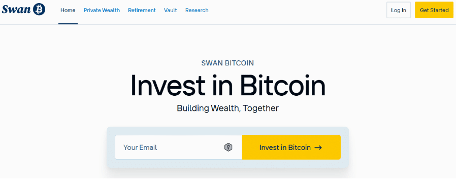 Swan Bitcoin - Best for Bitcoin Accumulation
