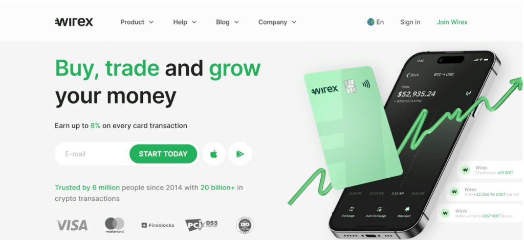 Wirex website