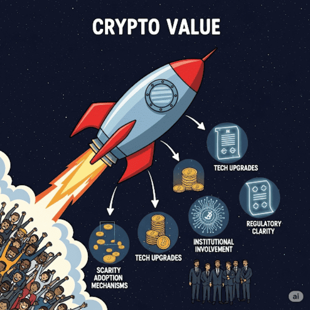 What Increases or Backs Crypto Value