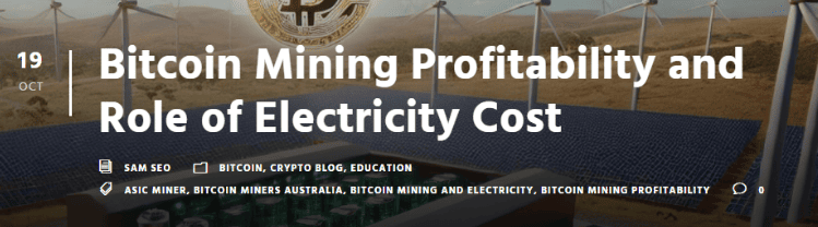Is Bitcoin Mining Worth It in Australia Is Bitcoin Mining Worth It in Australia