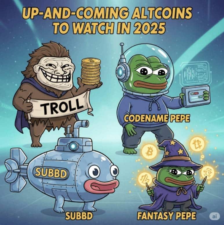 Up and Coming Altcoins to Watch in 2025 Up and Coming Altcoins to Watch in 2025
